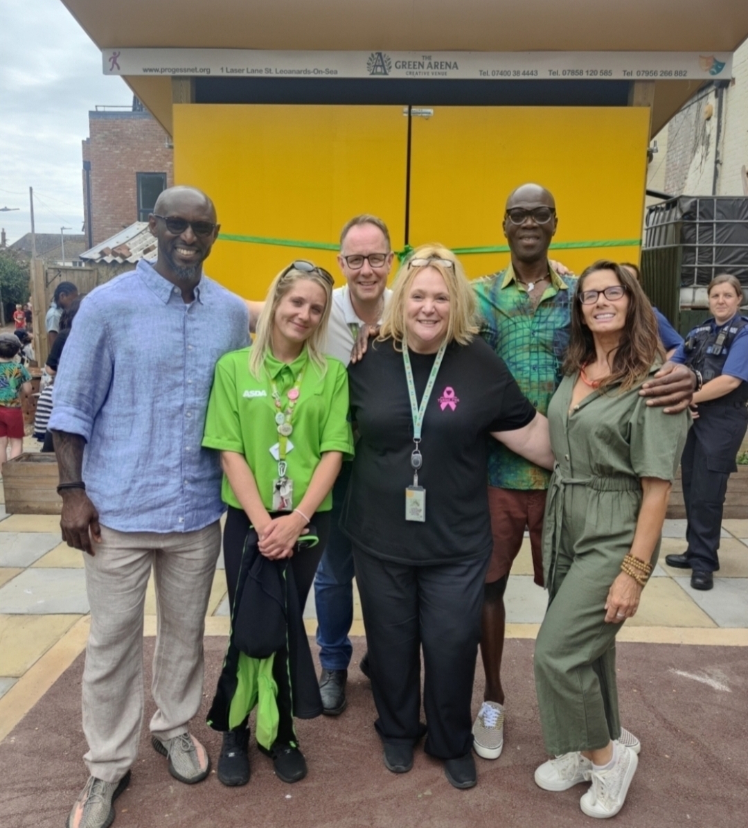 ASDA community champions with Progress Network team at Green Arena opening